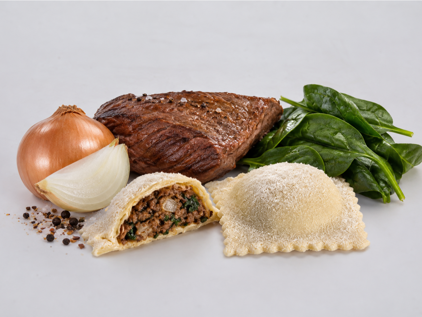 Ravioles de Carne y Verdura Manjatu de Manjatu