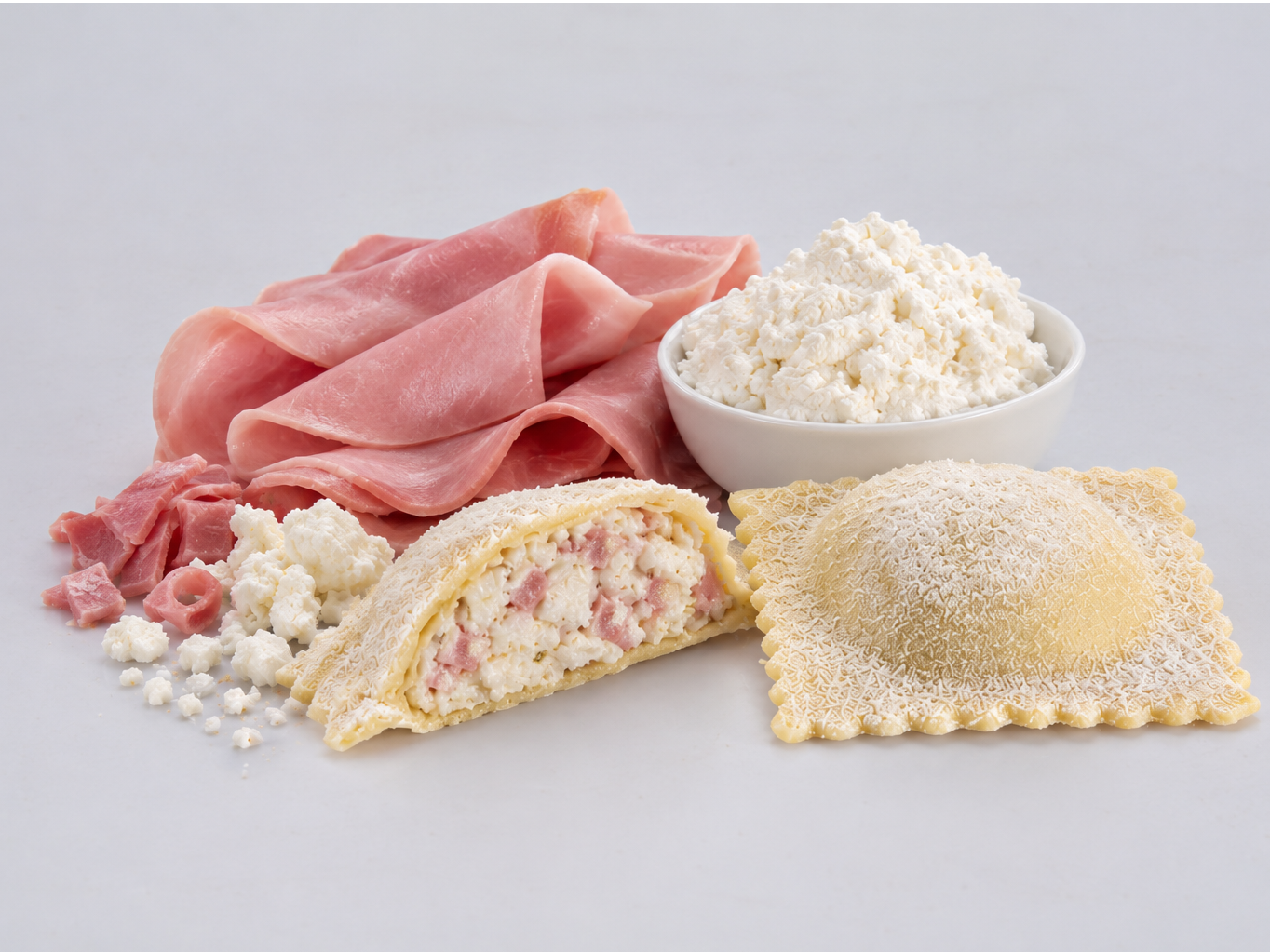 Ravioles de Jamon y Ricota Manjatu