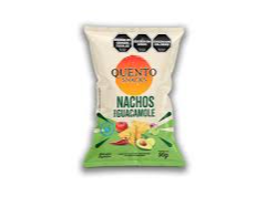 QUENTO NACHOS GUACAMOLE 90 GRS