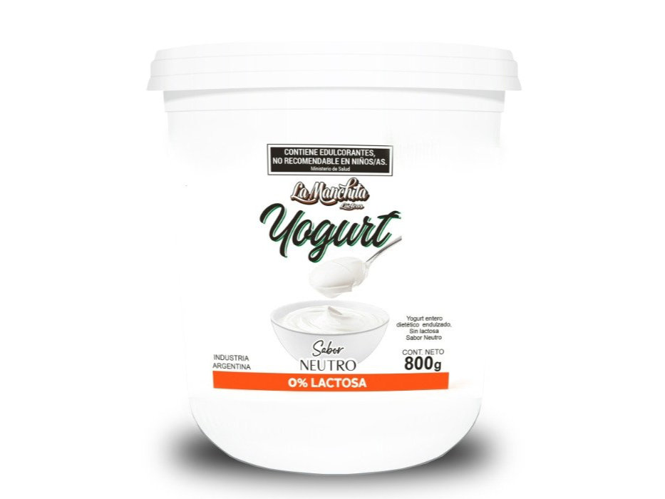 YOGURT FIRME MANCHITAS SIN LACTOSA NEUTRO 800 GRS