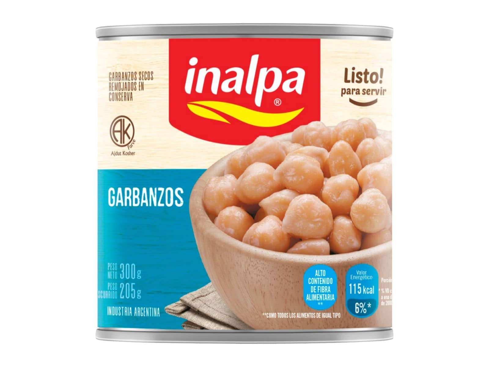 GARBANZOS INALPA 300 GRS
