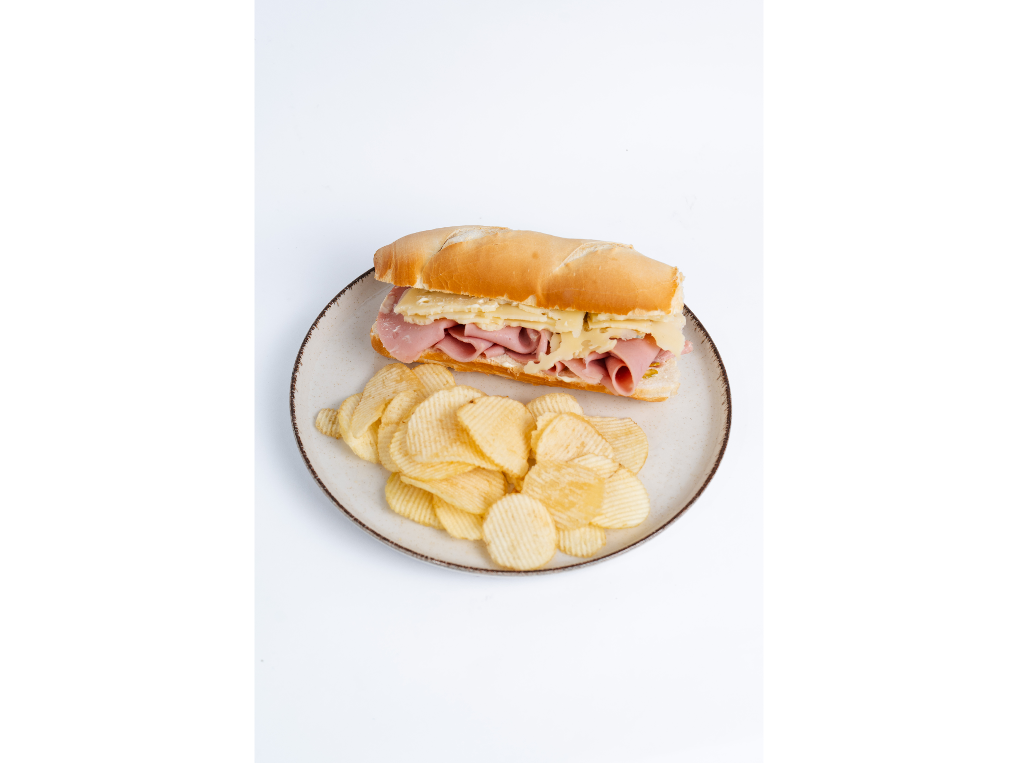 MORTADELA CON PISTACHO Y QUESO EMMENTHAL