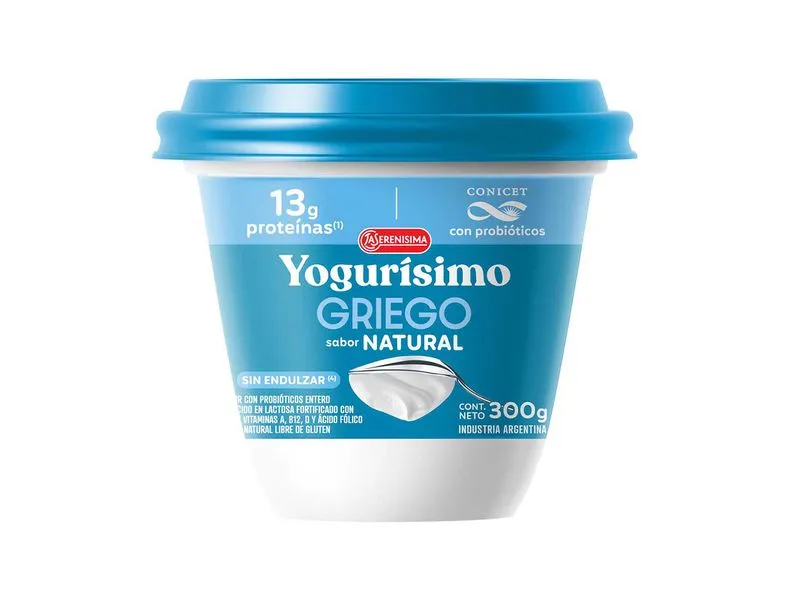 YOGURISIMO GRIEGO NATURAL 300 GRS