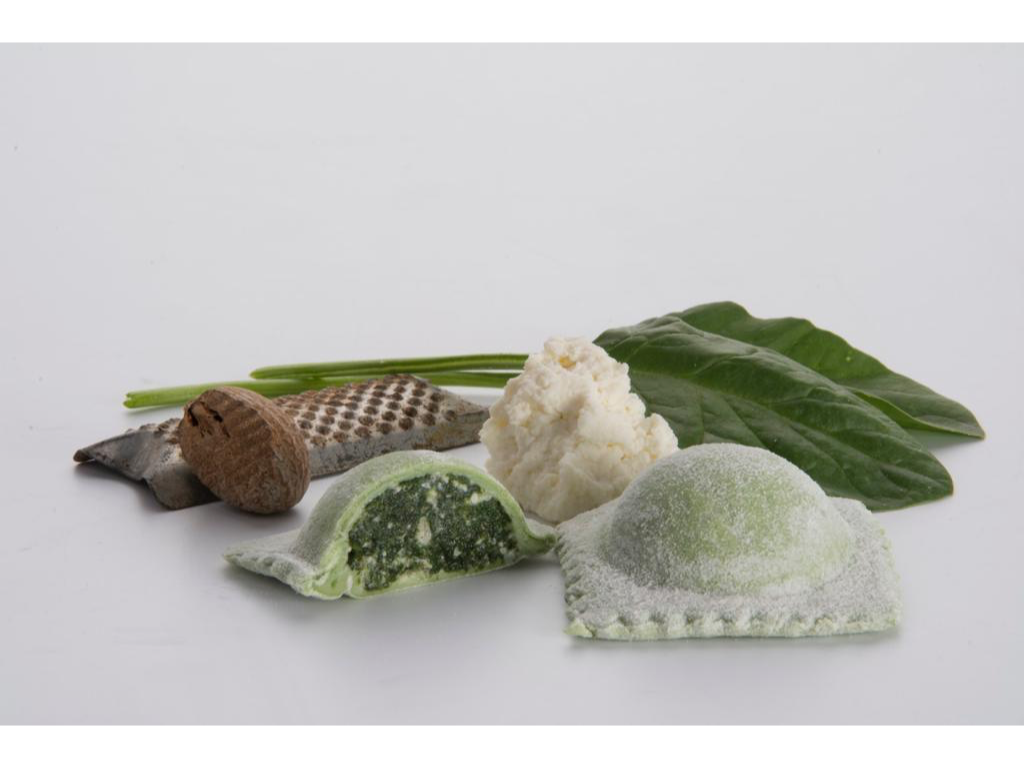RAVIOLES DE ESPINACA Y RICOTA MANJATU
