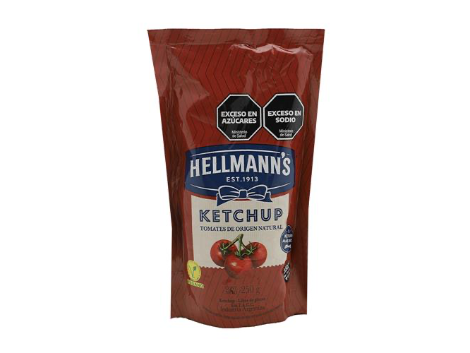 KETCHUP HELLMAN'S 250 GRS