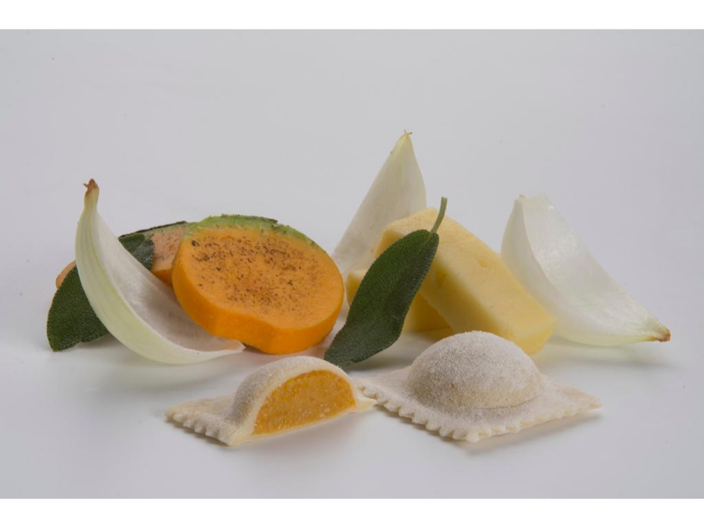 RAVIOLES DE CALABAZA MANJATU