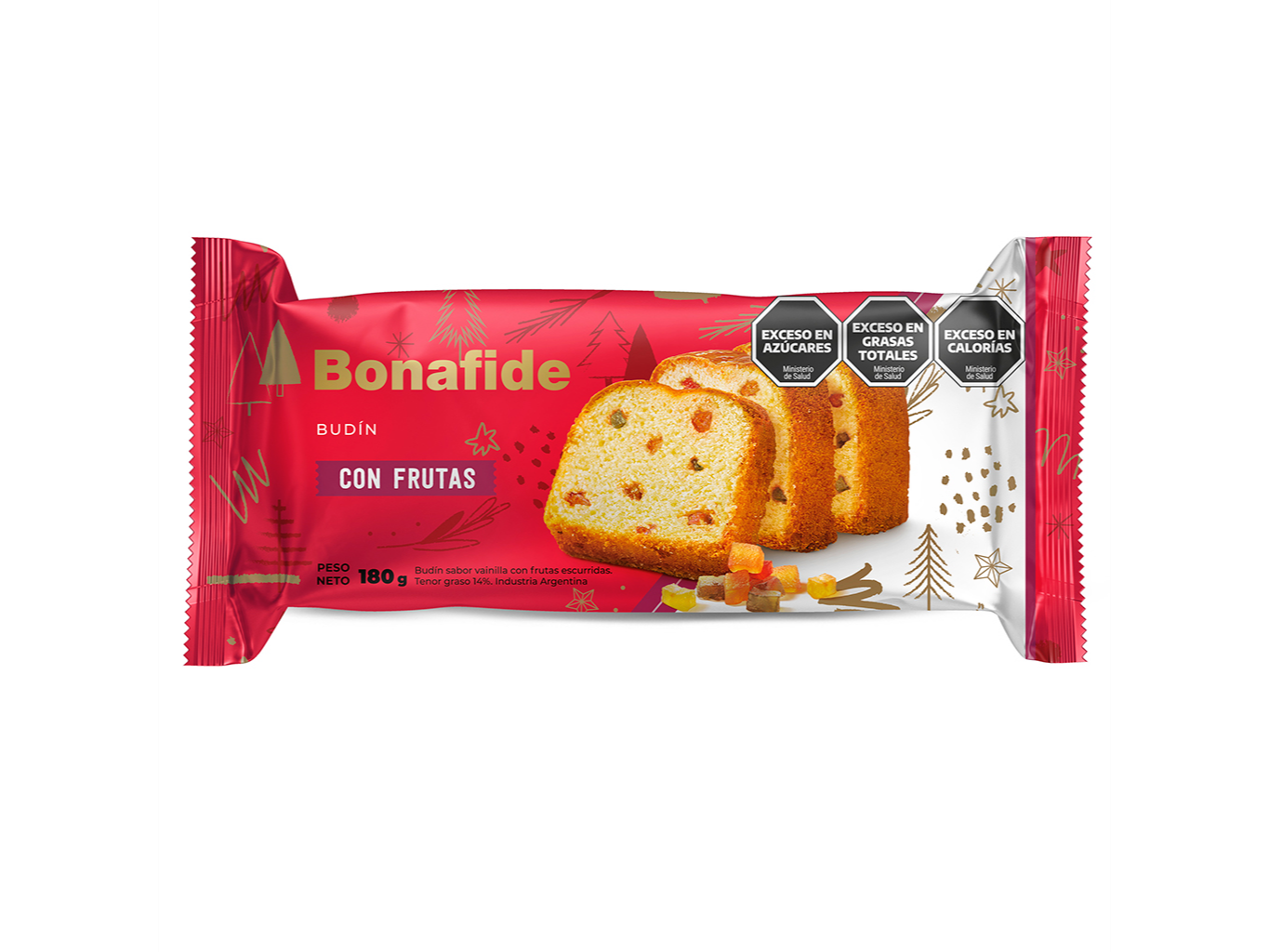 BUDIN CON FRUTAS BONAFIDE