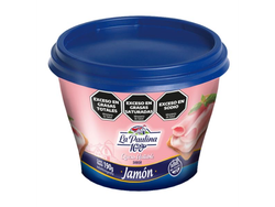 QUESO CREMA UNTABLE JAMON LA PAULINA 190 GRS