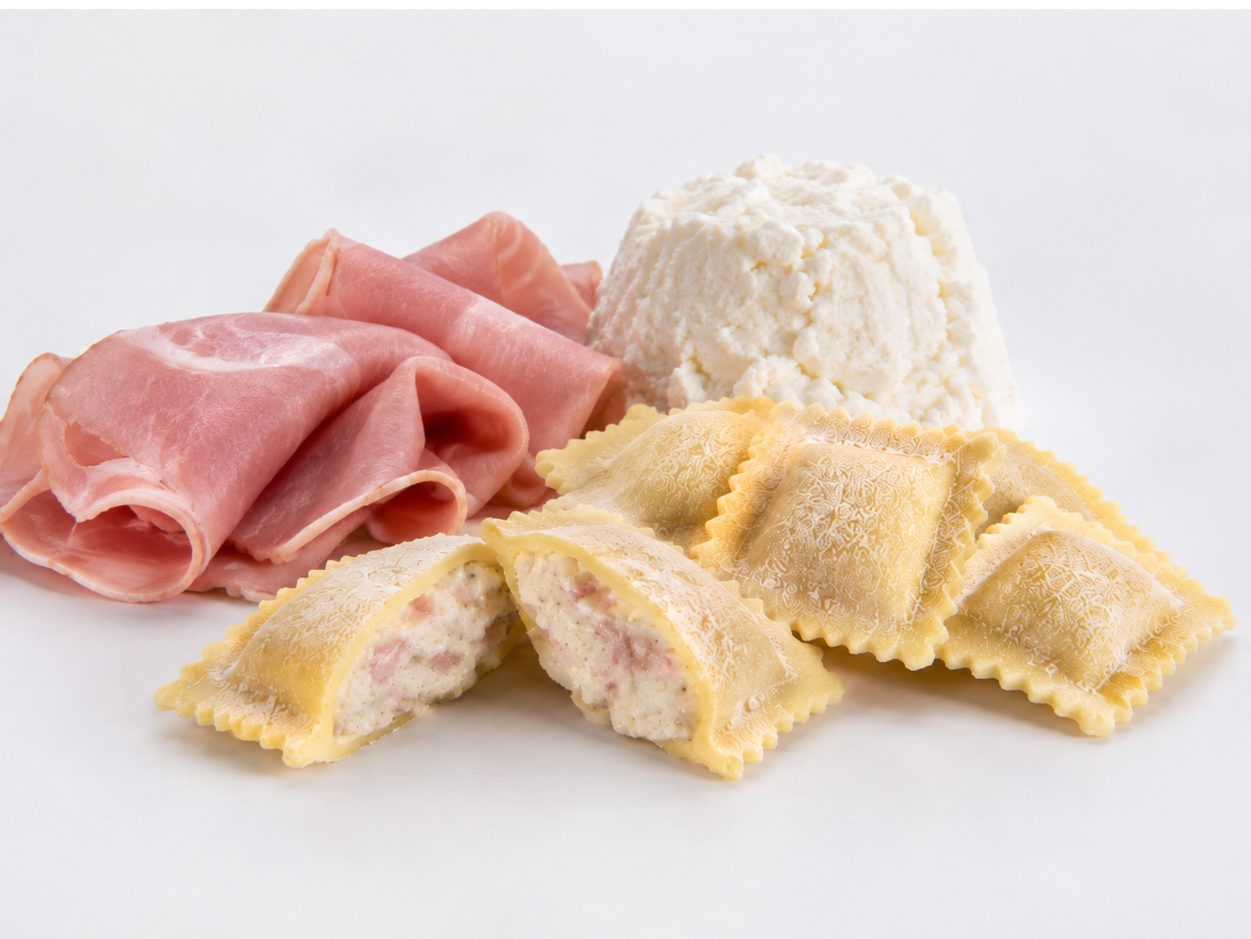 Raviolitos de Jamon y Ricota Manjatu