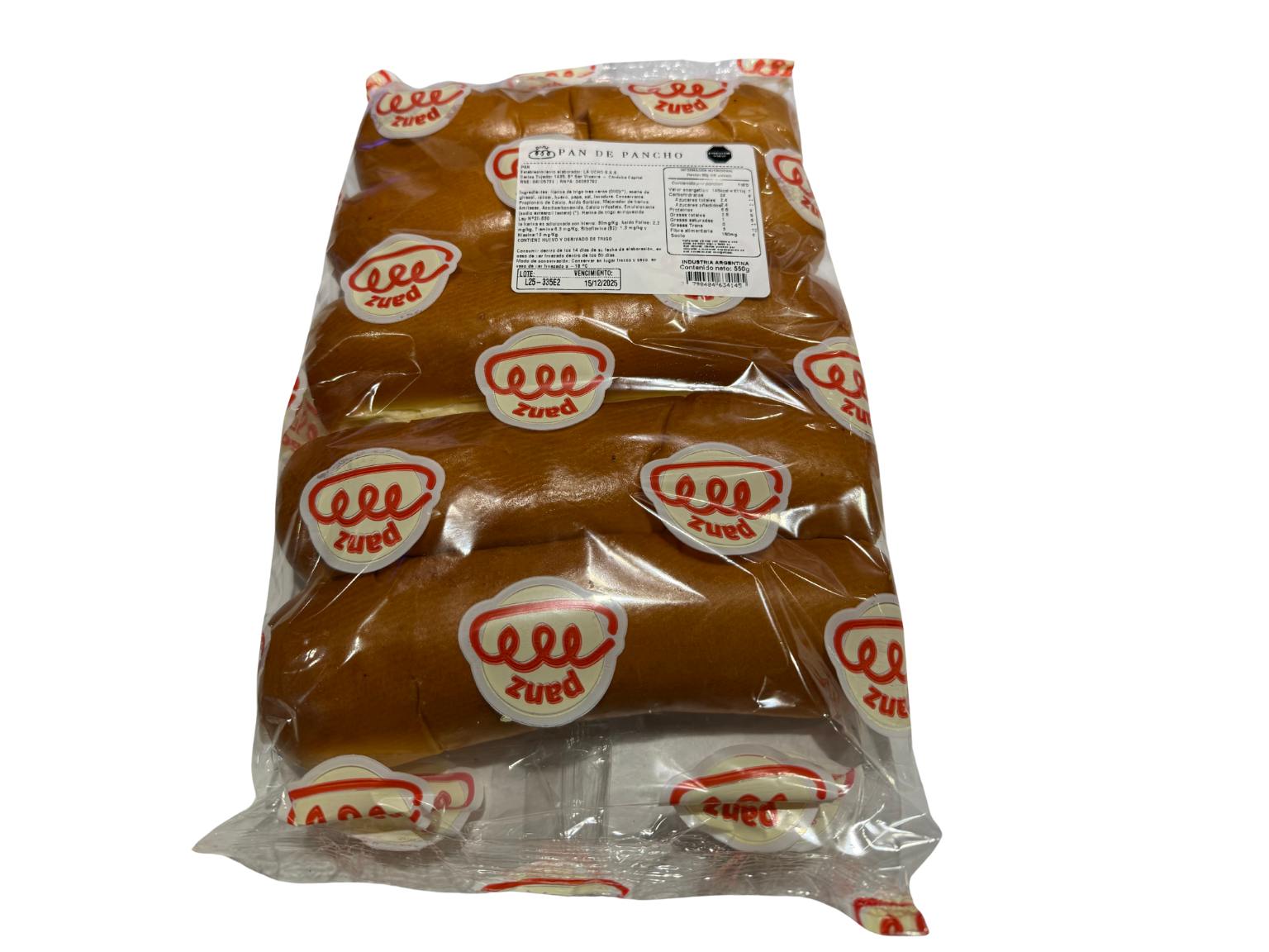 PAN DE PAPA PARA SUPER PANCHO X5