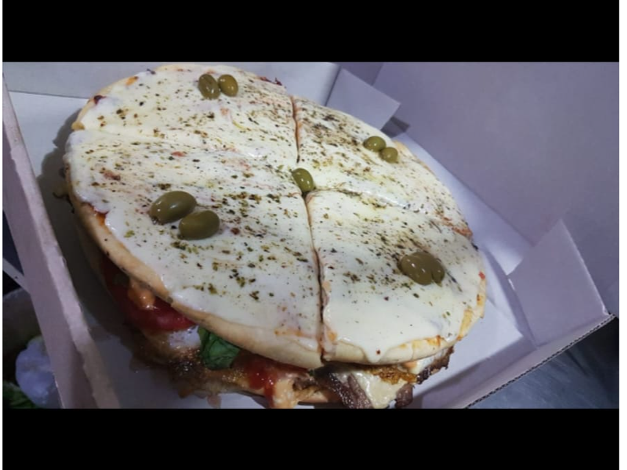 Burger pizza de 8 porciones