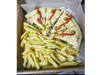 Medio lomo pizza con papas