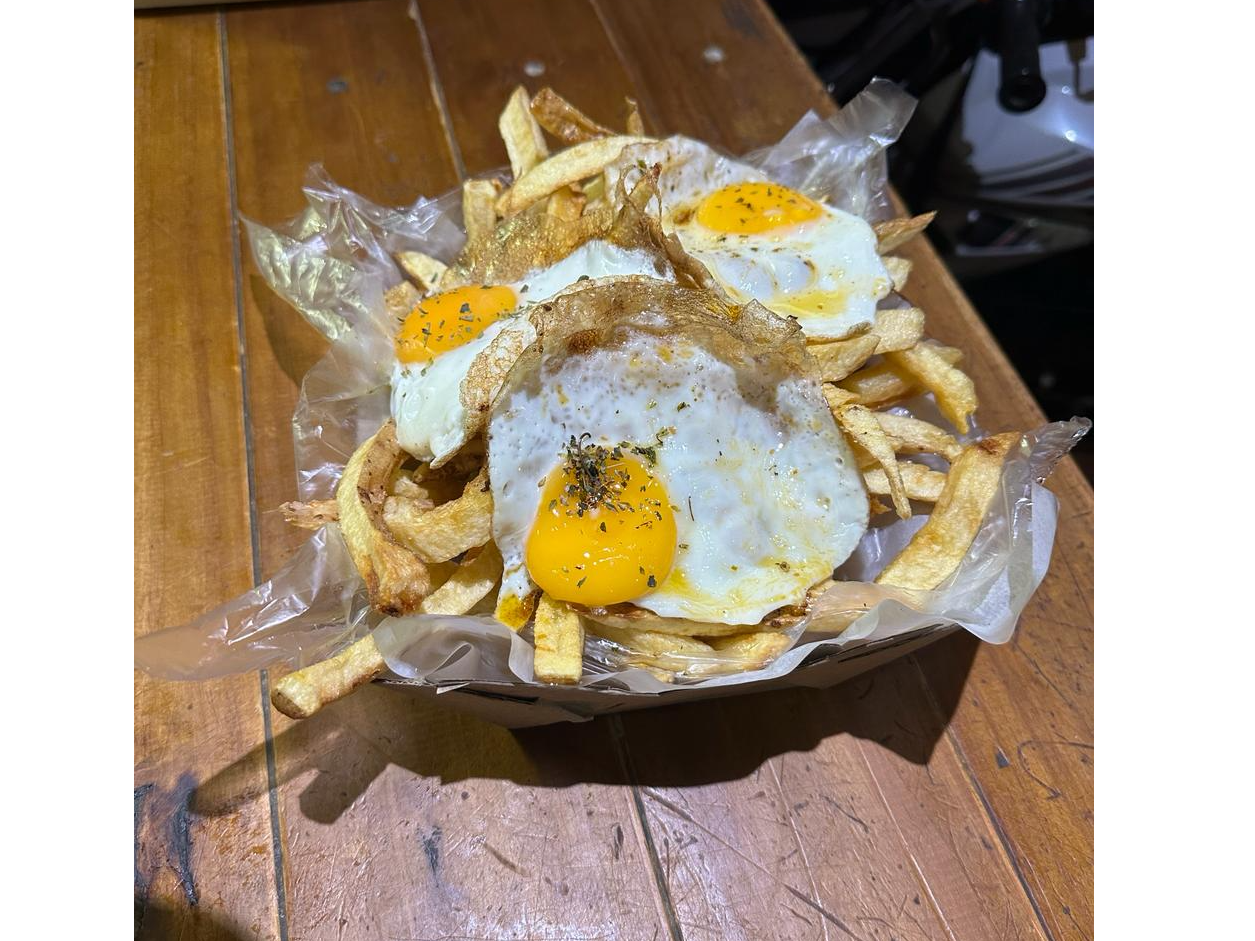 Papas fritas a caballo