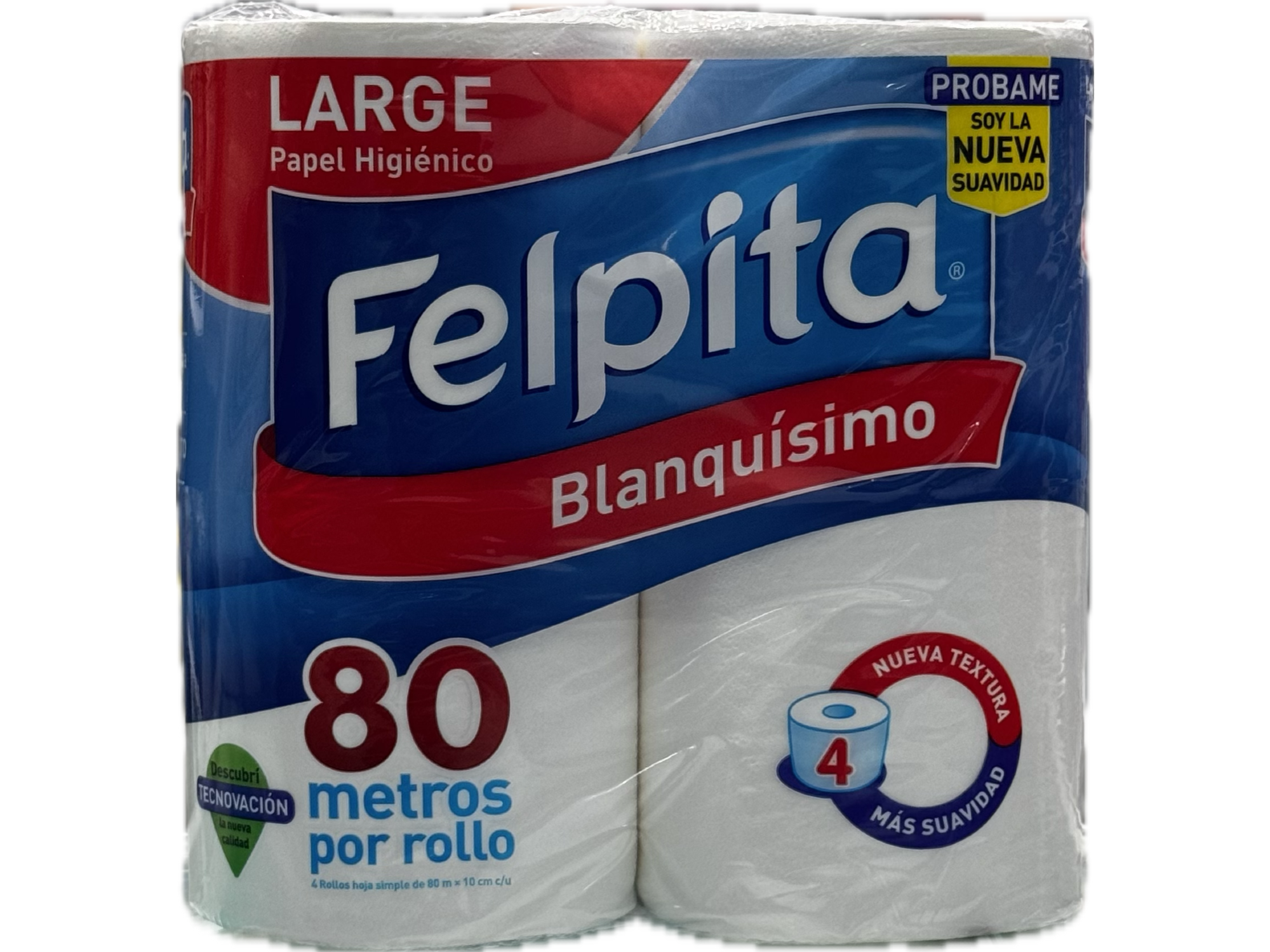 Papel higiénico felpita 80m