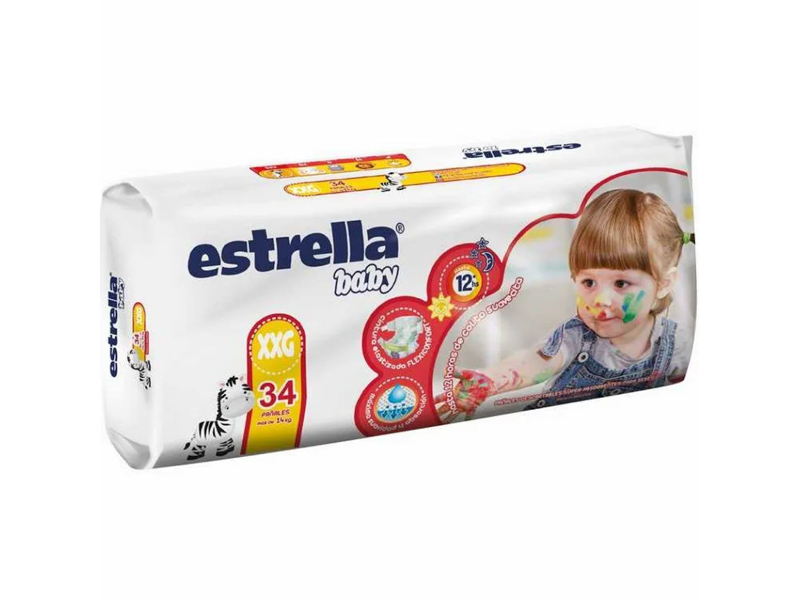 Estrella XXG x 34 pañales