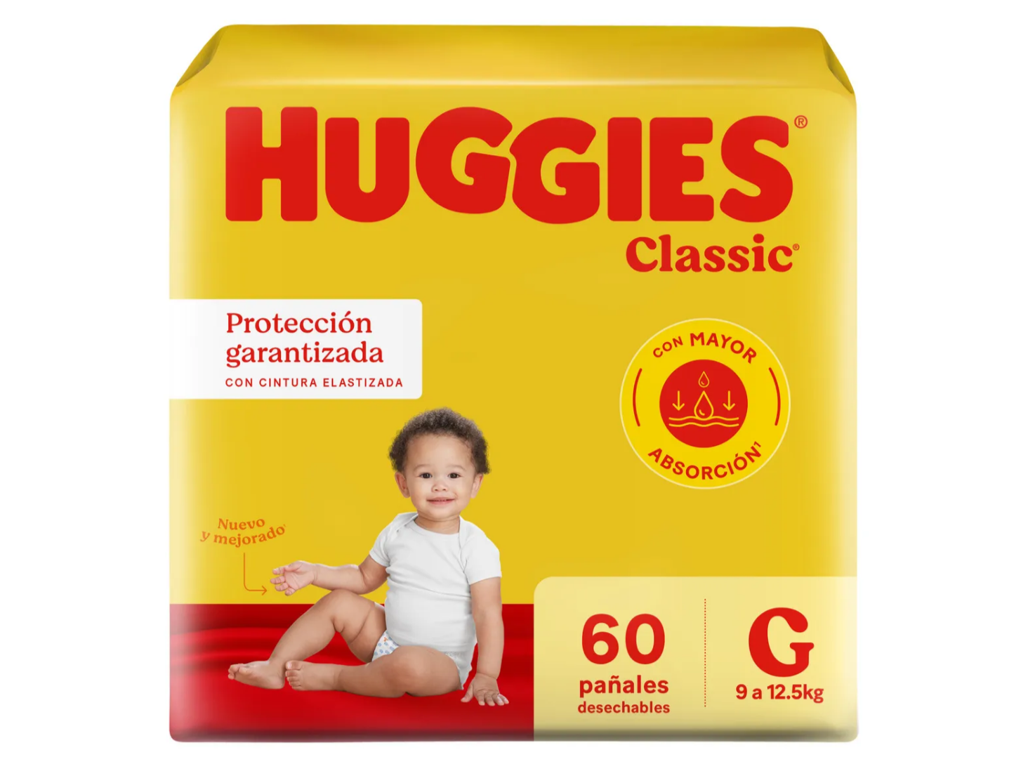 Huggies Classic G x 60 pañales