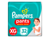 Pampers Confort Sec Pants XG x 32 pañales