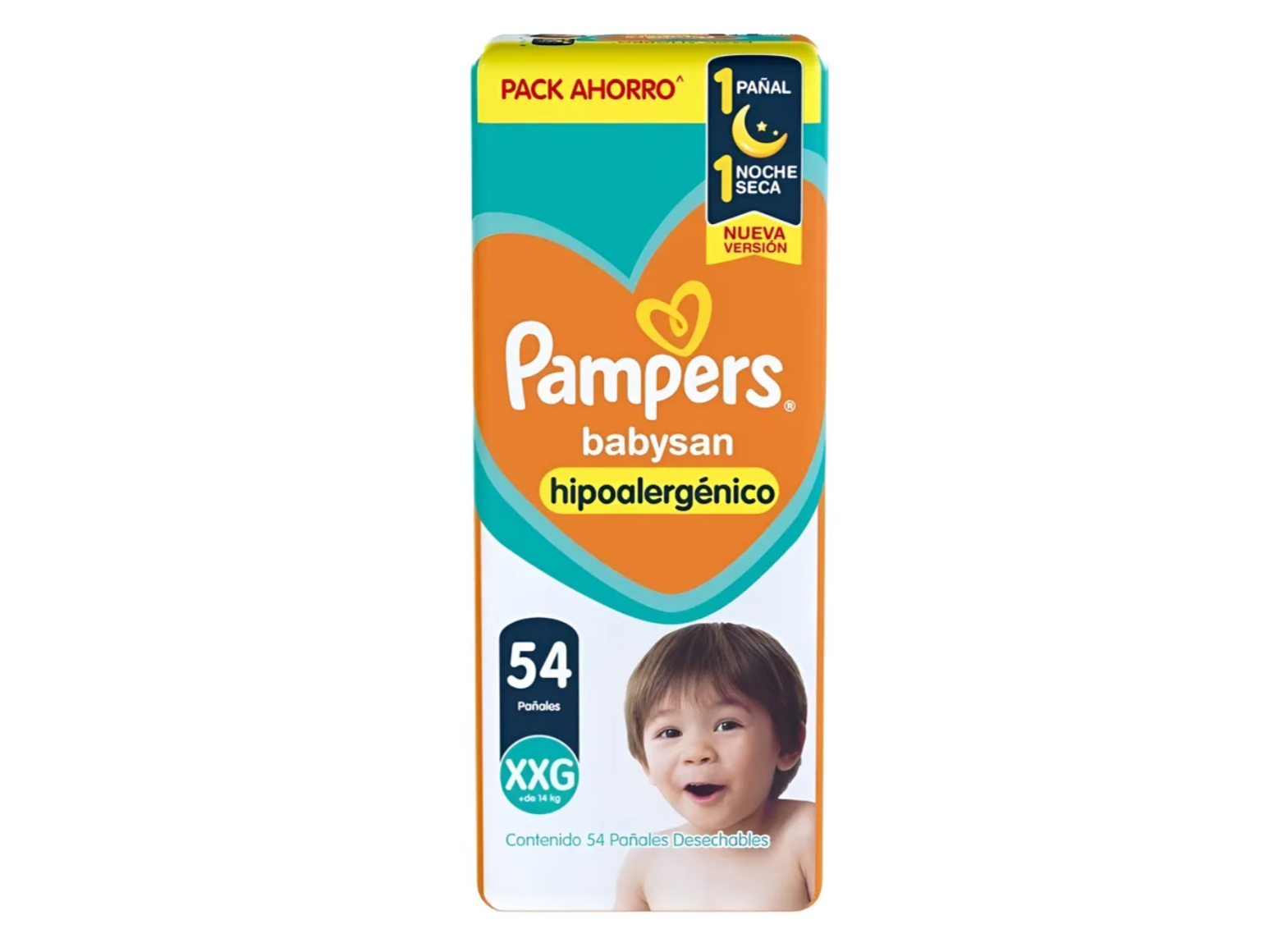 Pampers Babysan XXG x 54 pañales