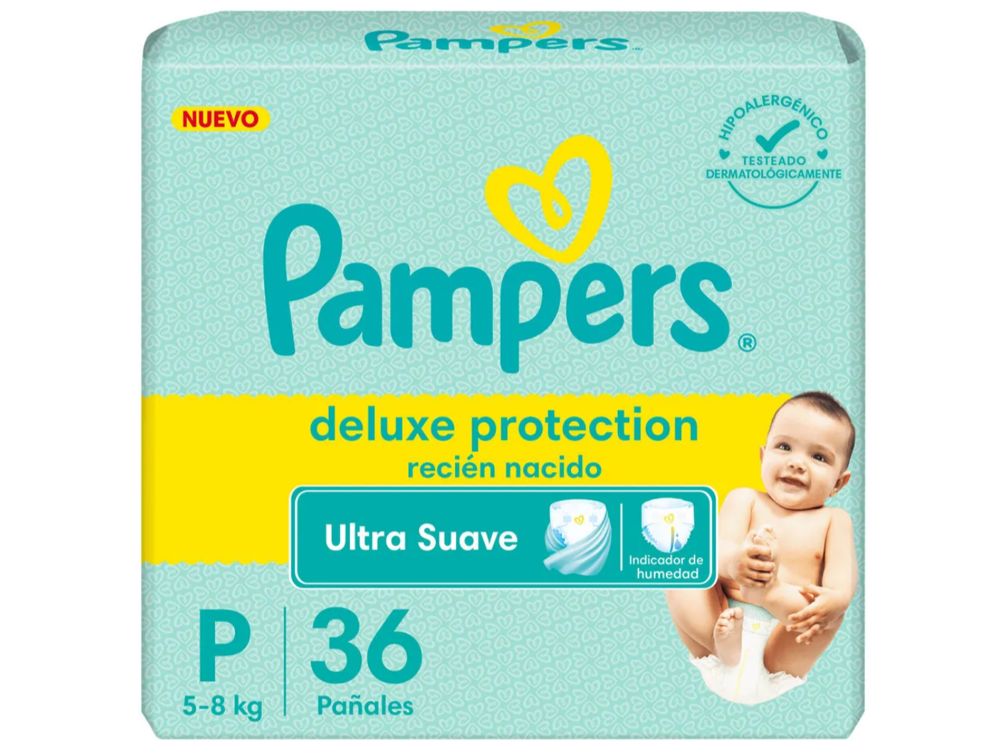 Pampers Deluxe P x 36 pañales