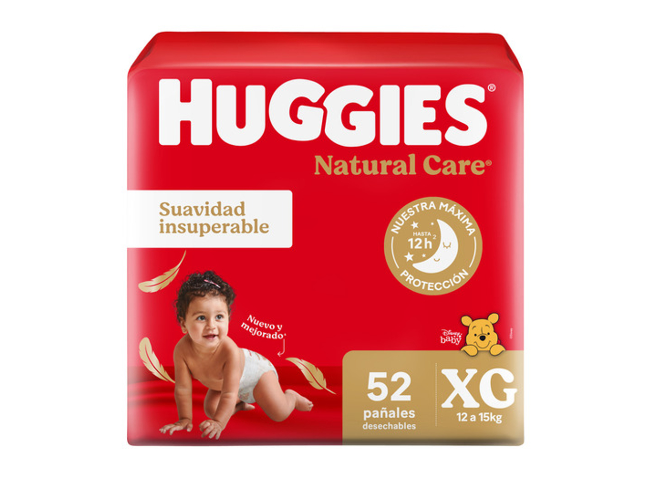 Huggies Natural Care XG x 52 pañales