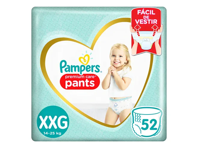 Pampers Premium Care Pants XXG 52 pañales