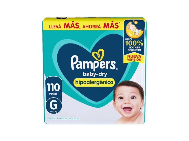 Pampers Baby Dry G x 110 pañales