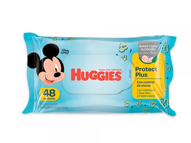 Toallitas húmedas Protect Plus x 48 u