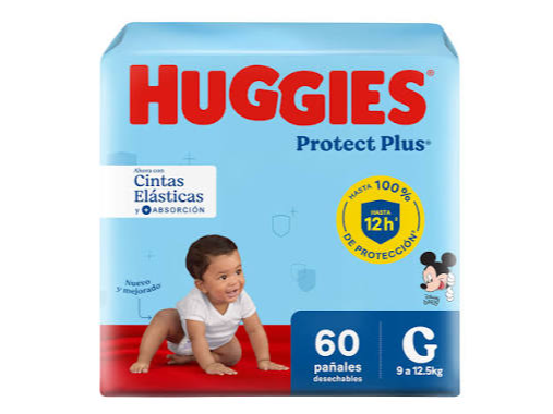 Huggies Protect Plus G x 60 pañales