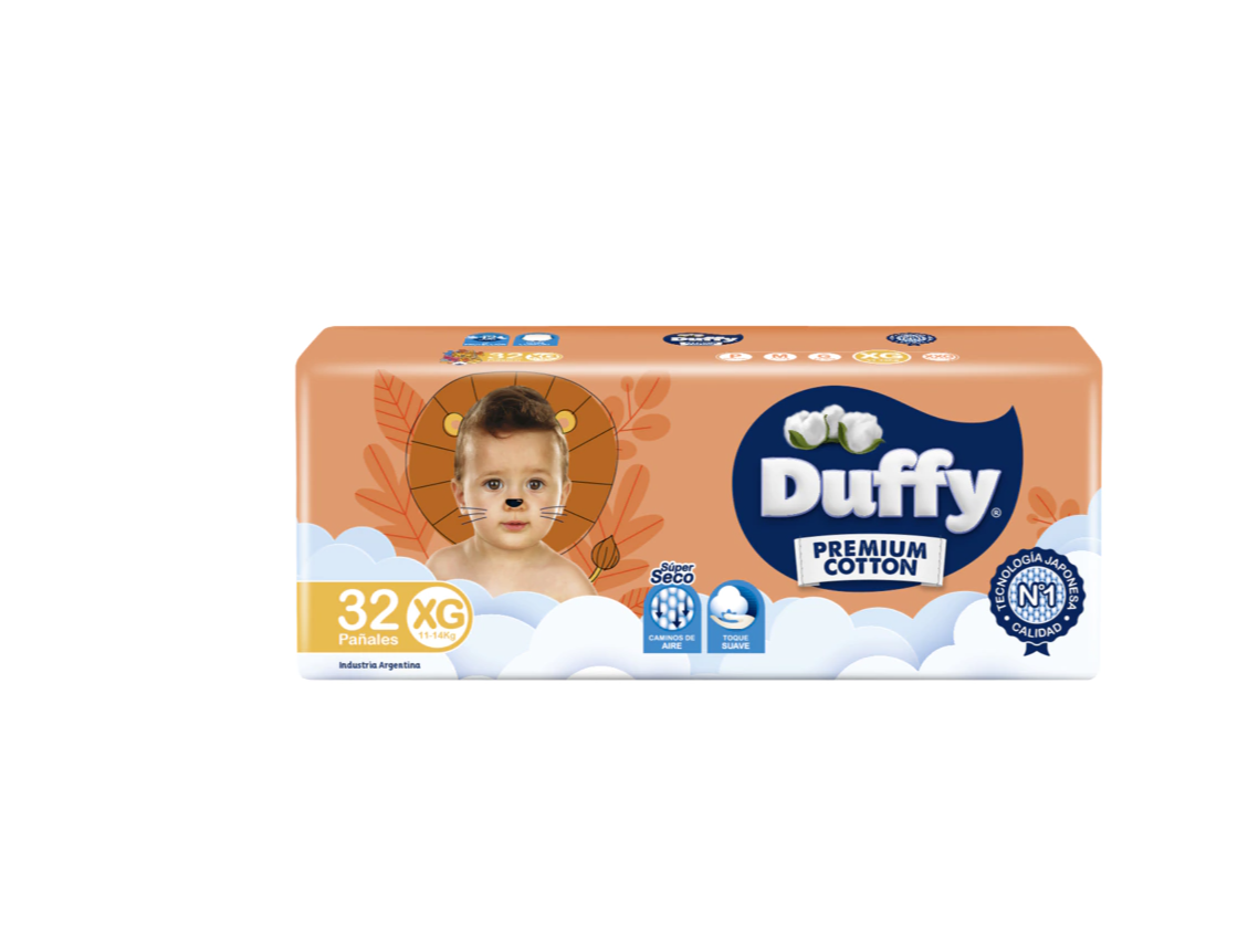 Duffy Premium XG x 32 pañales