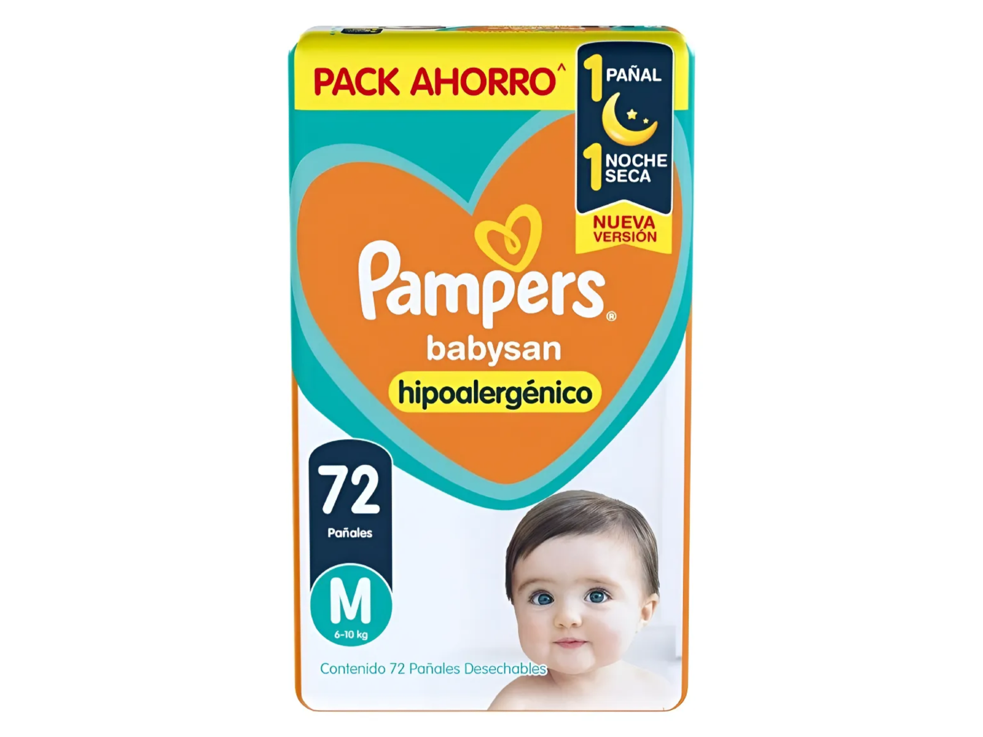 Pampers Babysan M x 72 pañalea