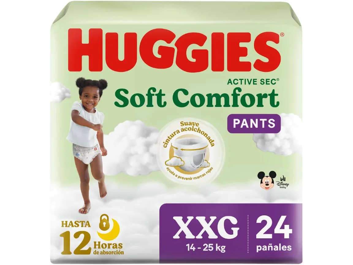 Huggies Soft Comfort Pants XXG x 24 pañales