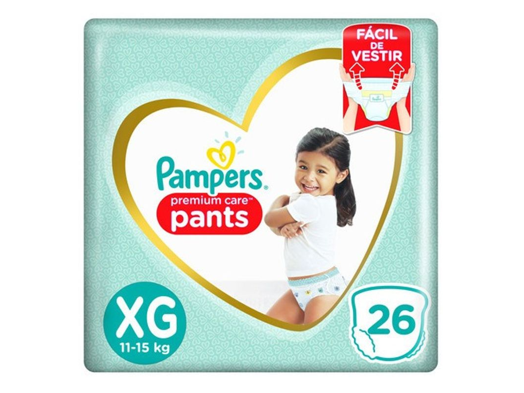 Pampers Premium Care Pants XG x 26 pañales