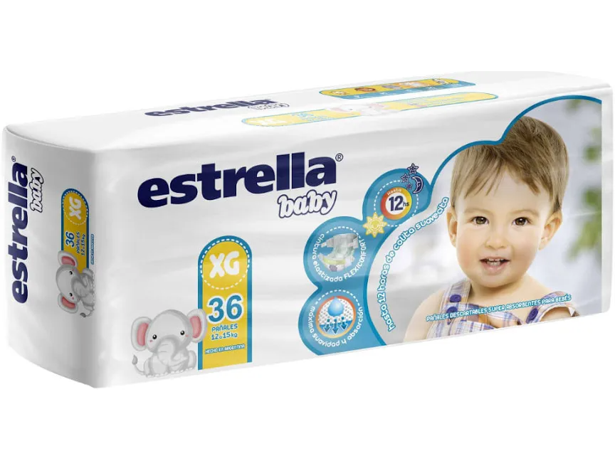 Estrella XG x 36 pañales