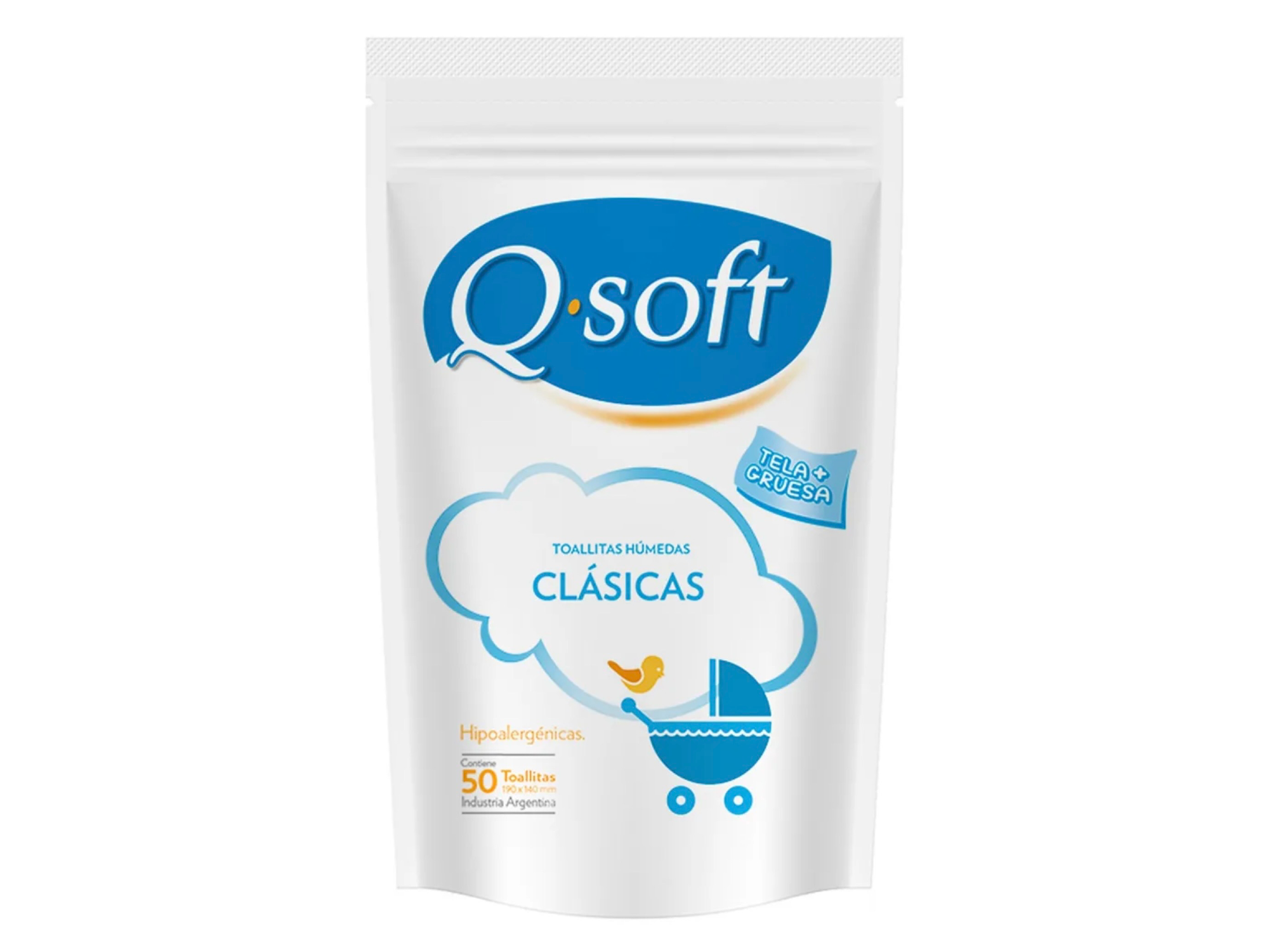 Toallitas húmedas Q Soft Clásicas x 50 u