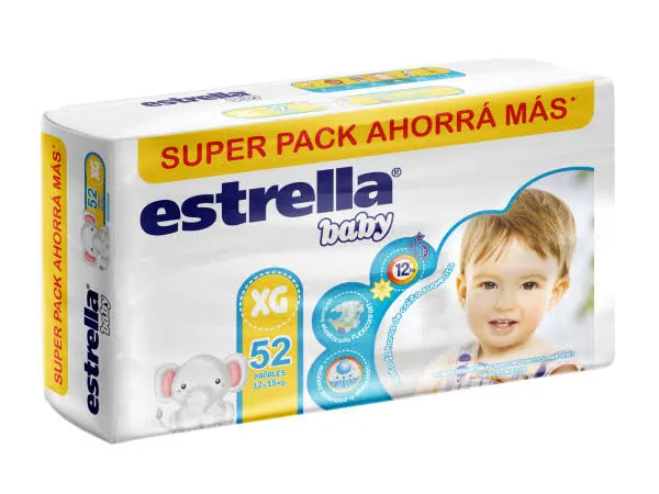 Estrella XG x 52 pañales