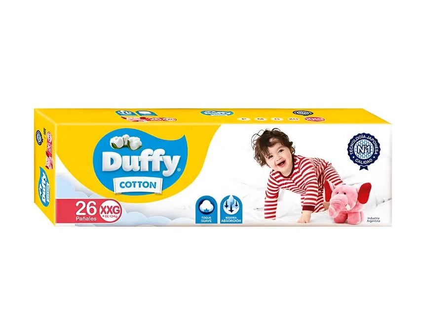 Duffy Cotton XXG x 26 pañales