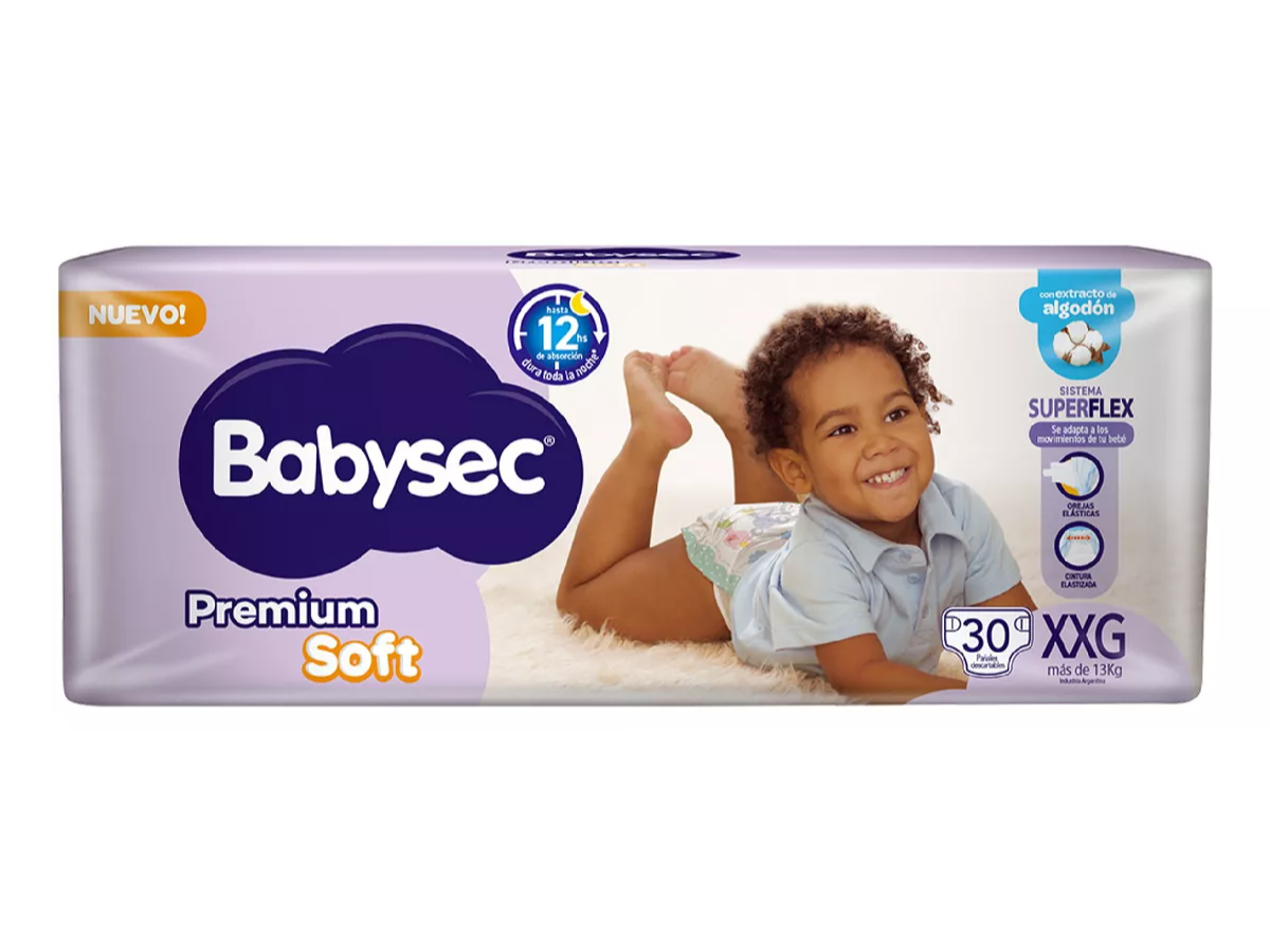 Babysec Premium XXG x 30 pañales
