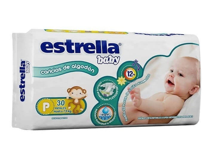 Estrella P x 30 pañales