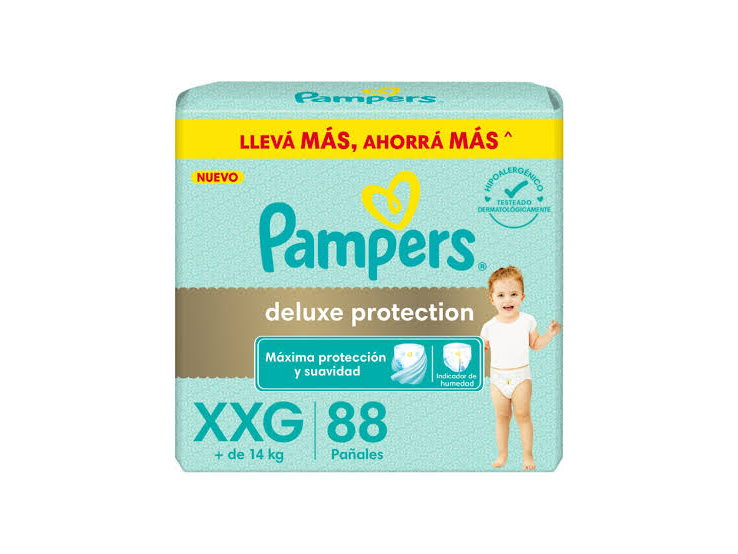 Pampers Deluxe XXG x 88 pañales