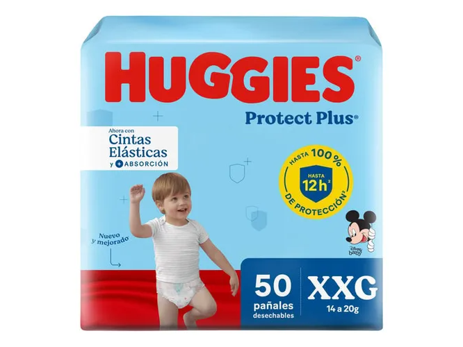 Huggies Protect Plus XXG x 50 pañales