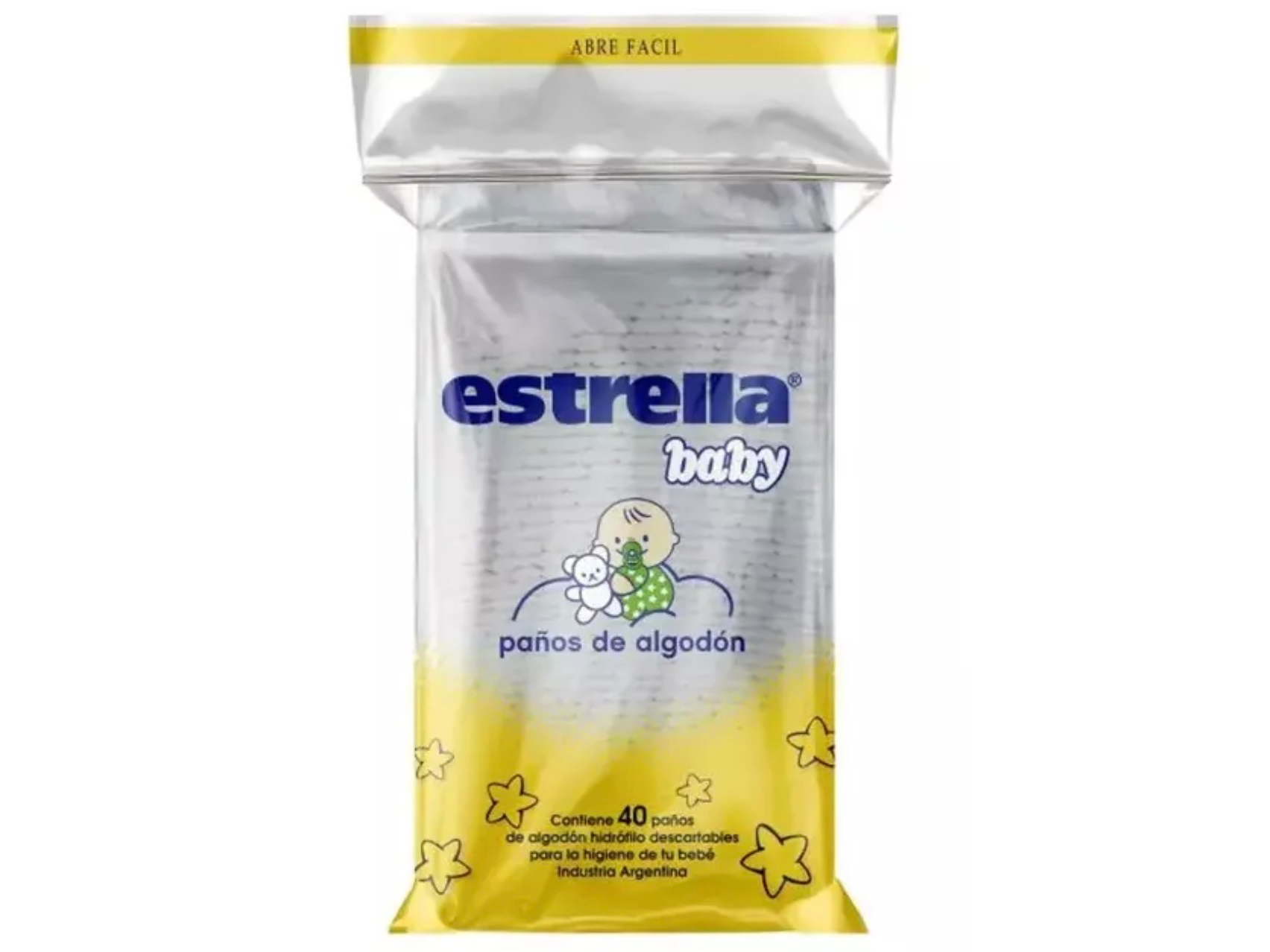 Paños de algodón Estrella x 40 U