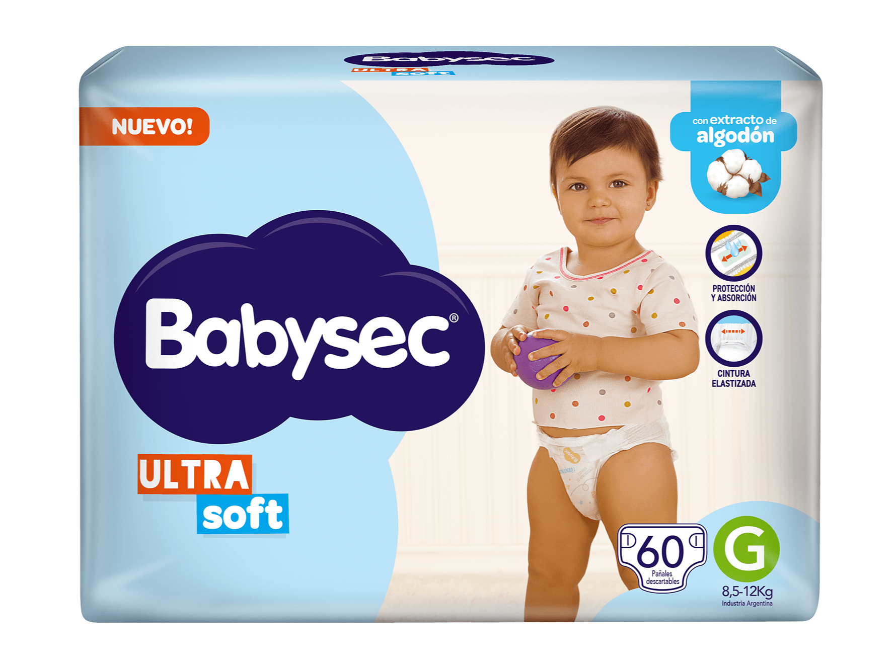 Babysec Ultra G x 60 pañales