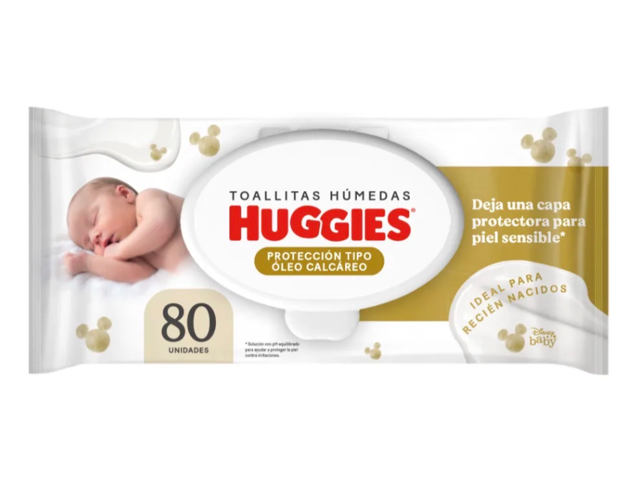 Toallitas húmedas Óleo calcáreo x 80 u