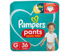 Confort Sec Pants G x 36 pañales