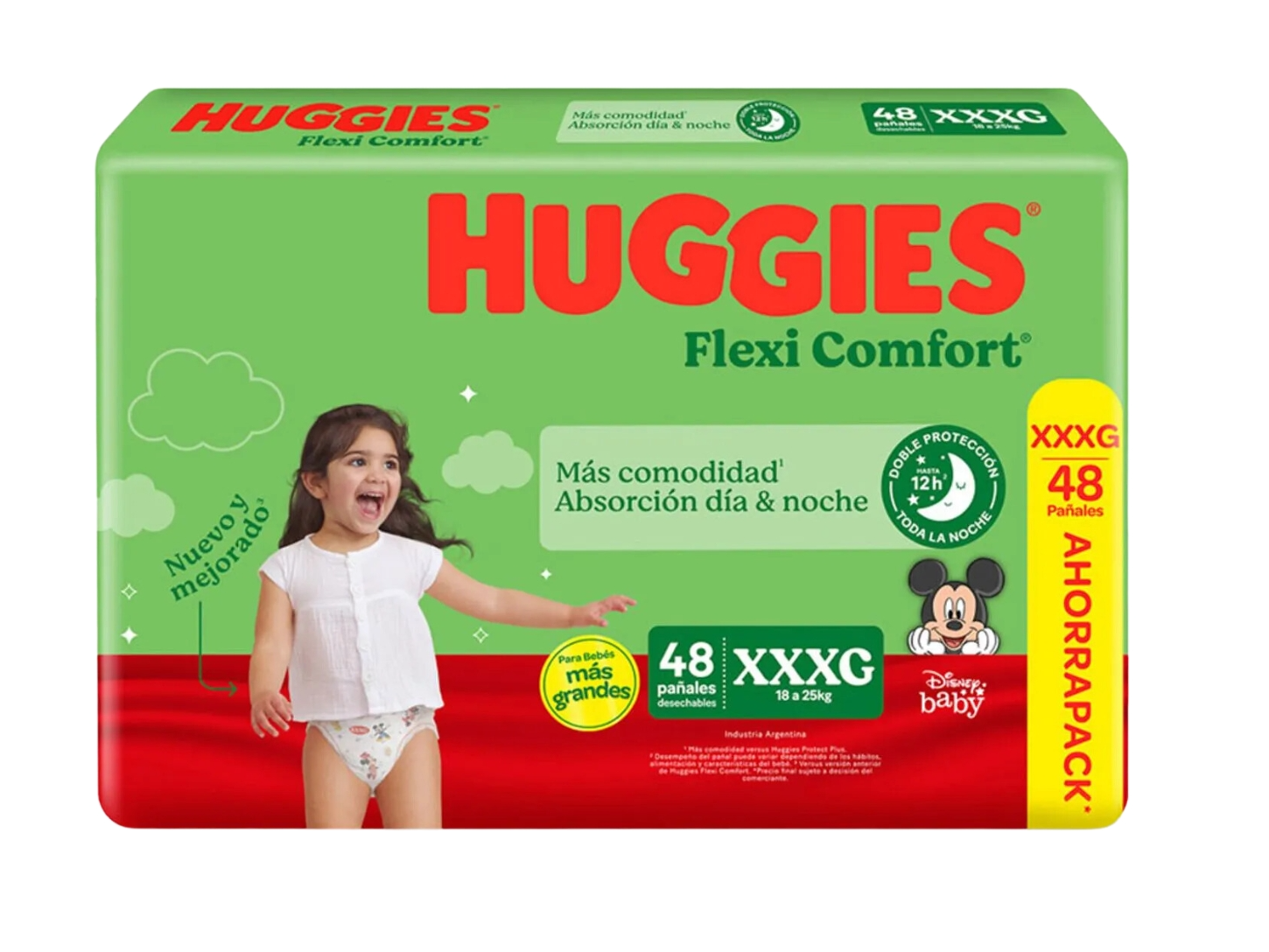Huggies Flexi Comfort XXXG x 48 pañales