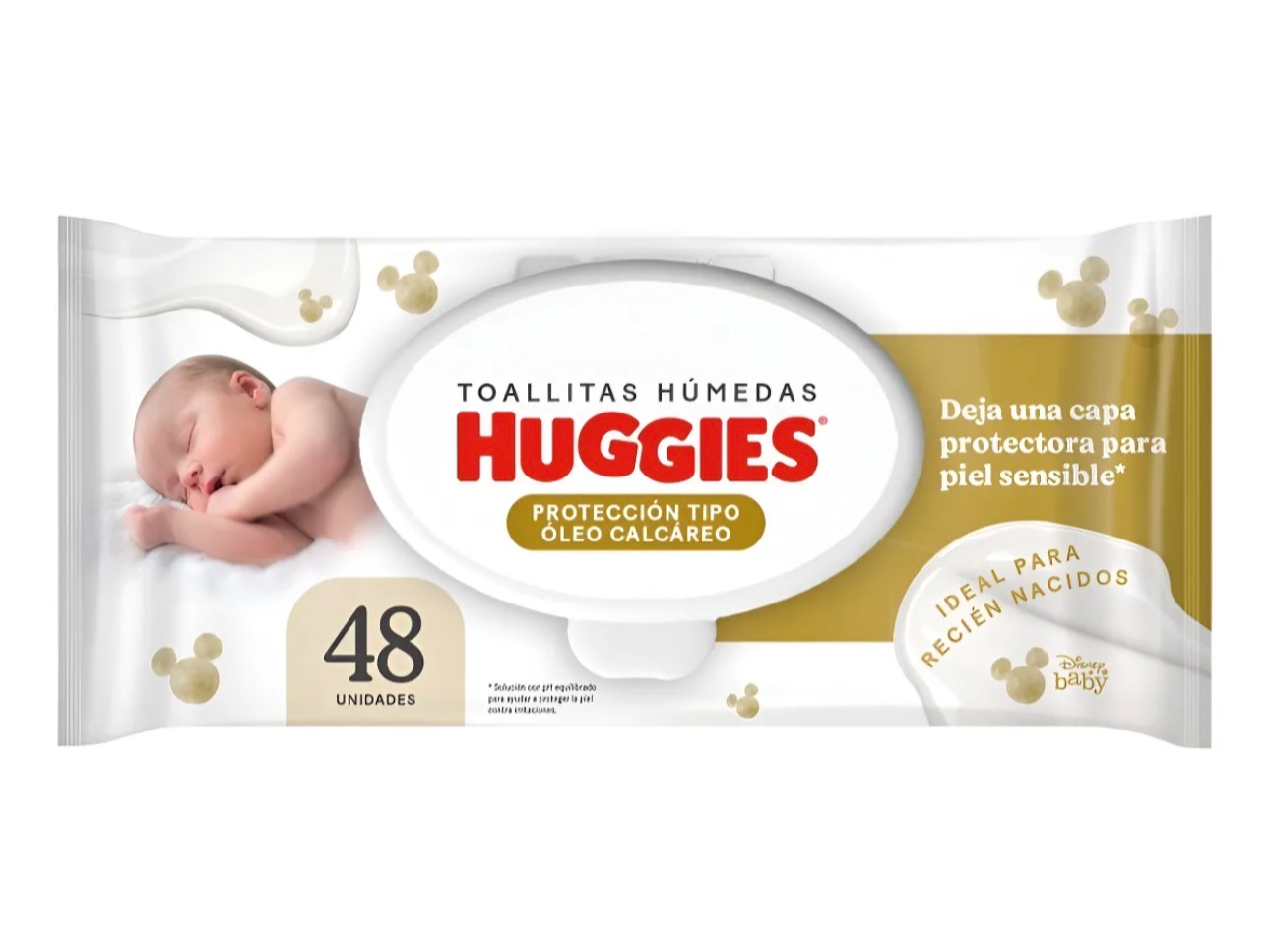 Toallitas húmedas Óleo calcáreo x 48 U