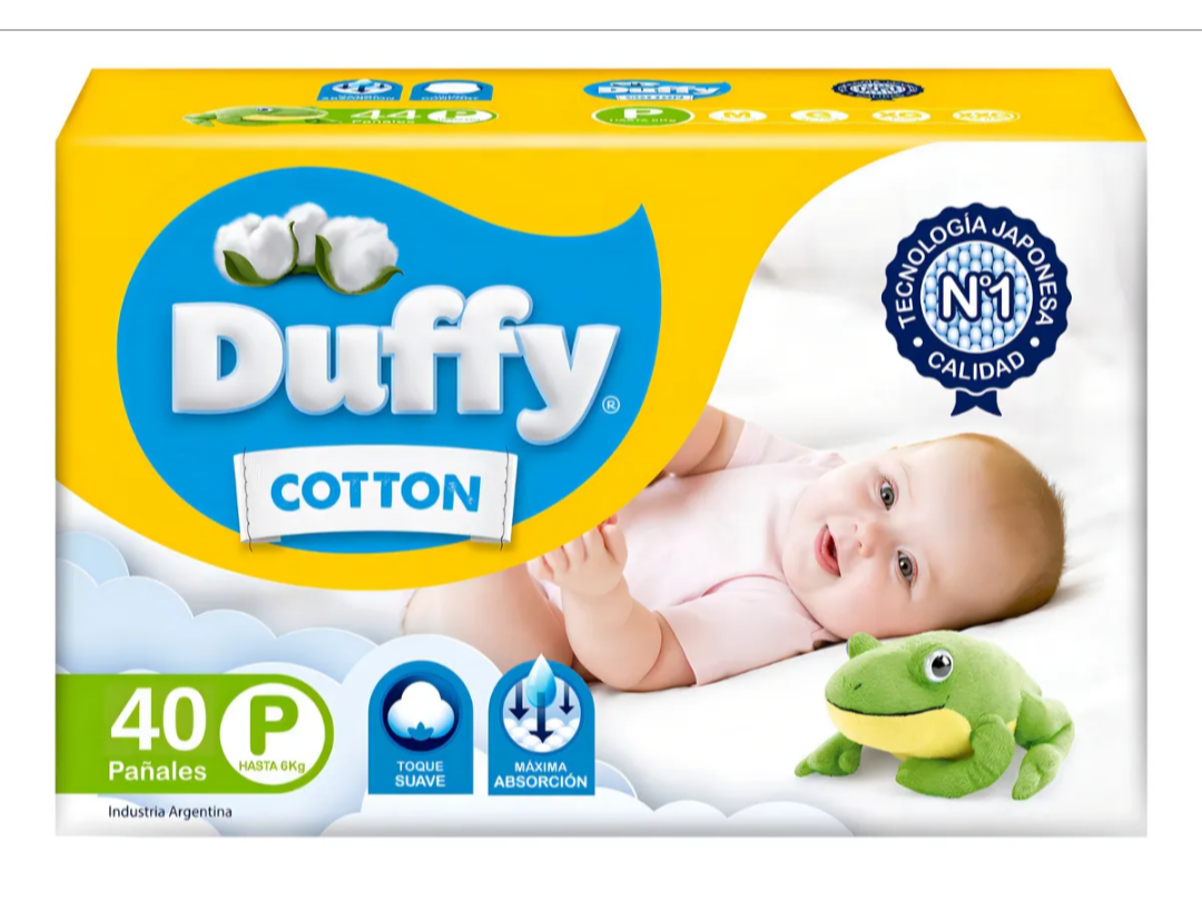Duffy P x 40 pañales