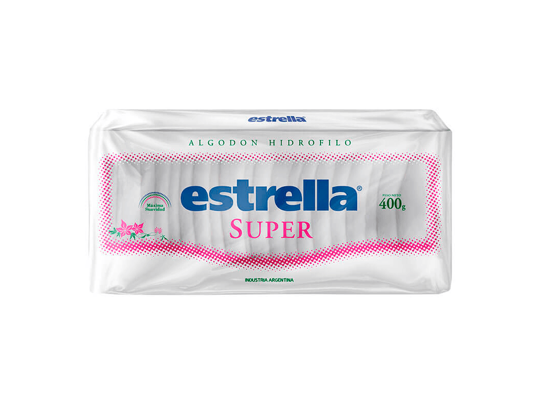 Algodón Estrella Súper x 400 g