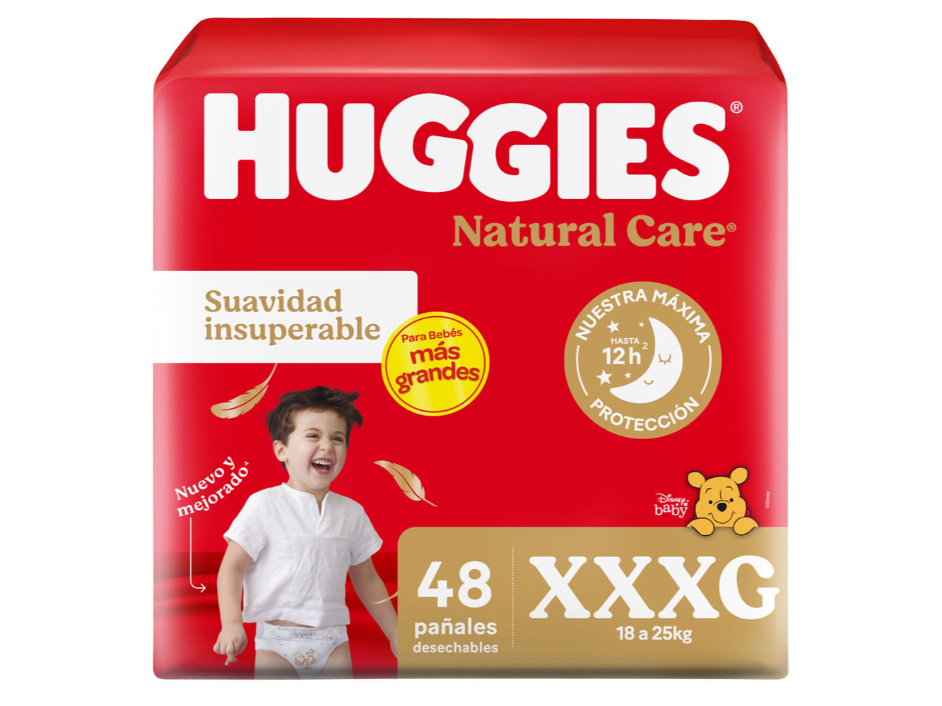 Huggies Natural Care XXXG x 48 pañales