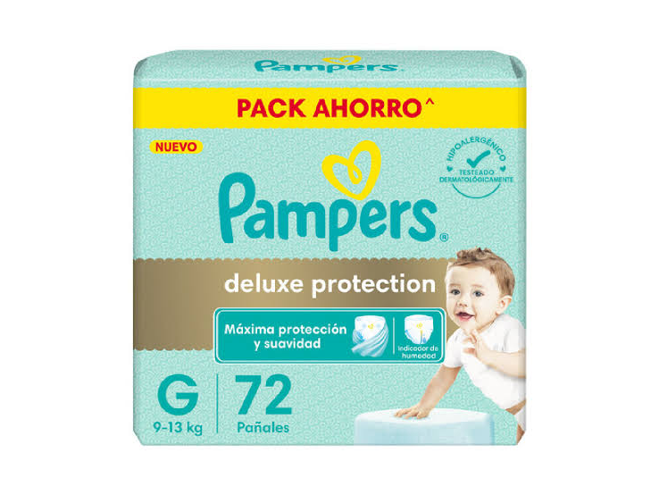 Pampers Deluxe G x 72 pañales